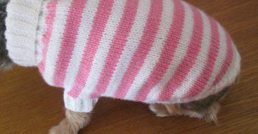 manteau-chien-en-laine-rose-et-blanc