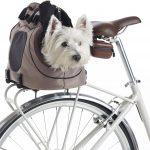 sac de transport arrière pour chien en vélo